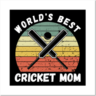 World's Best Cricket Mom Posters and Art